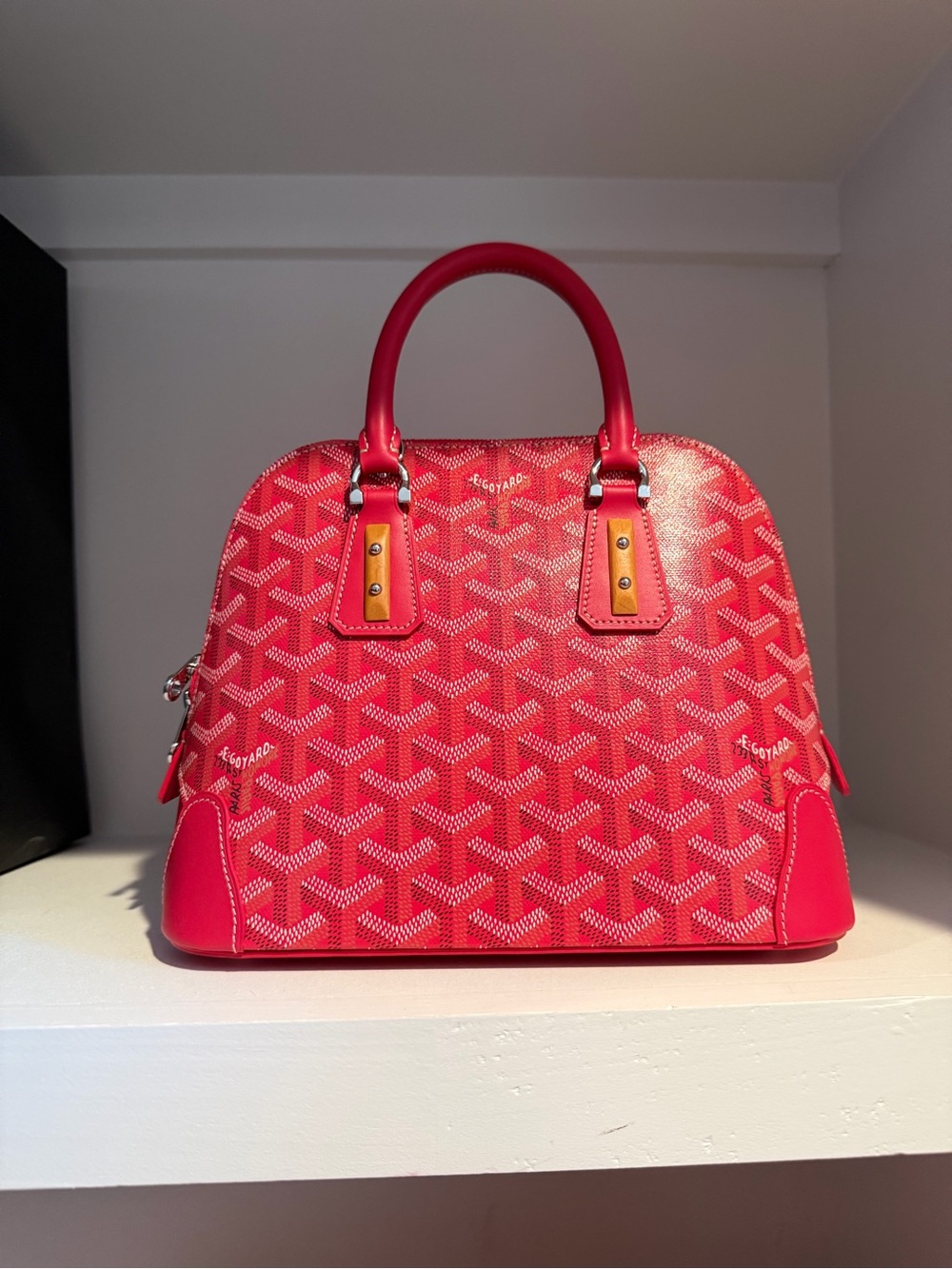 BNIB Goyard Sac Vendome Fuschia Mini